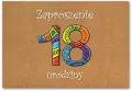 Zaproszenie 18 Urodziny - tantis.pl