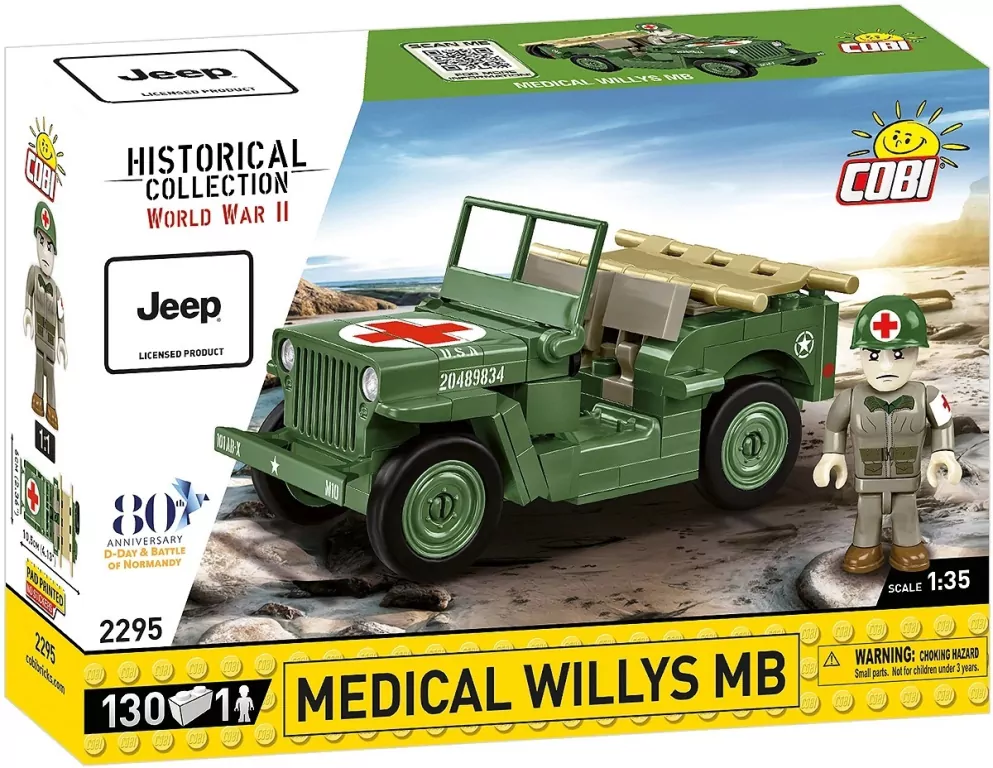 Cobi. Historical Collection Medical Willys MB - tantis.pl