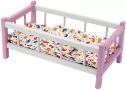 Łóżeczko kolorowe z pościelą