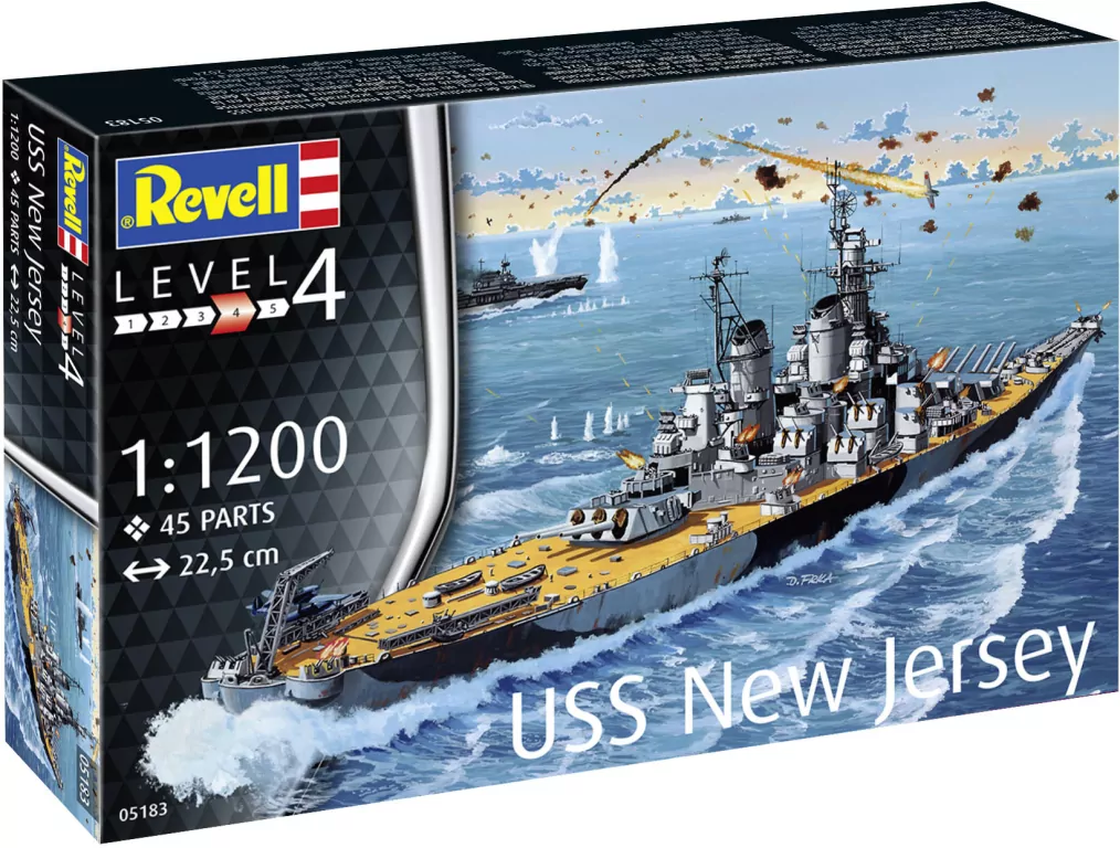 Revell Starter Kit - Battleship USS New Jersey - tantis.pl