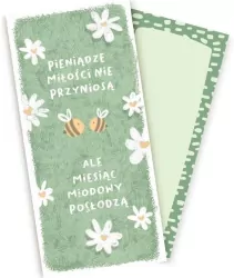 Koperta upominkowa z kartką Ślub Pszczółki