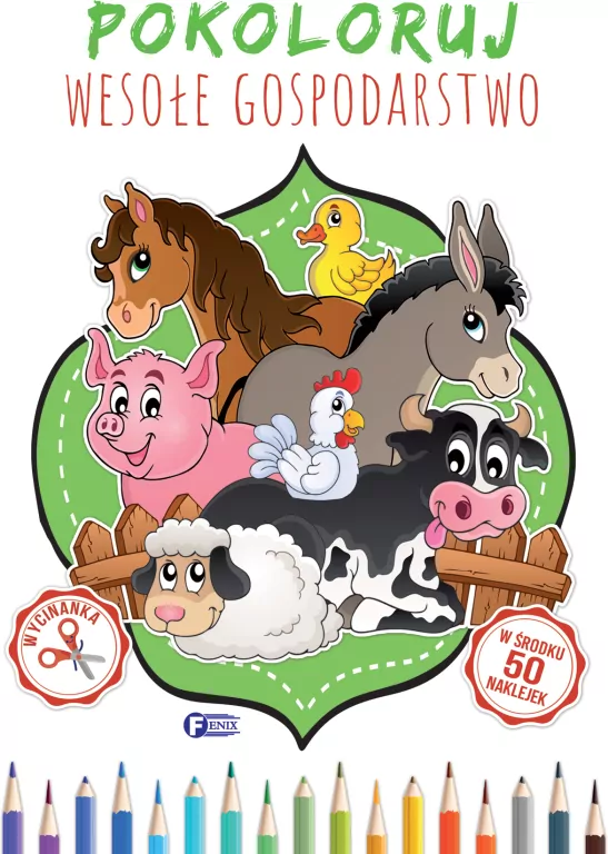 Wesołe Gospodarstwo. Pokoloruj - tantis.pl