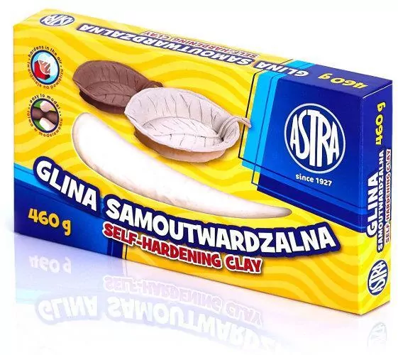 Astra. Glina samoutwardzalna. Biała- 460g - tantis.pl