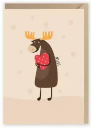 Kartka okolicznościowa Miłoś. Eko koperta