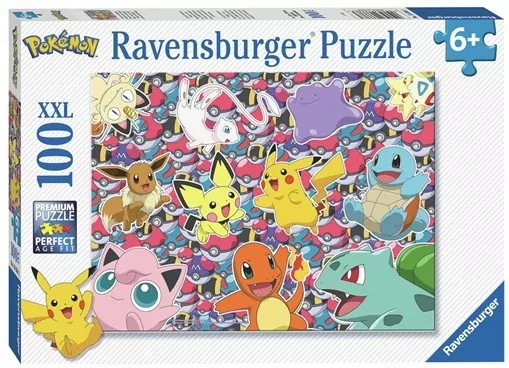 Puzzle dla dzieci 100 2D: Pokemon - tantis.pl