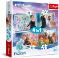 Puzzle 4w1. Frozen. Niezwykły świat - tantis.pl
