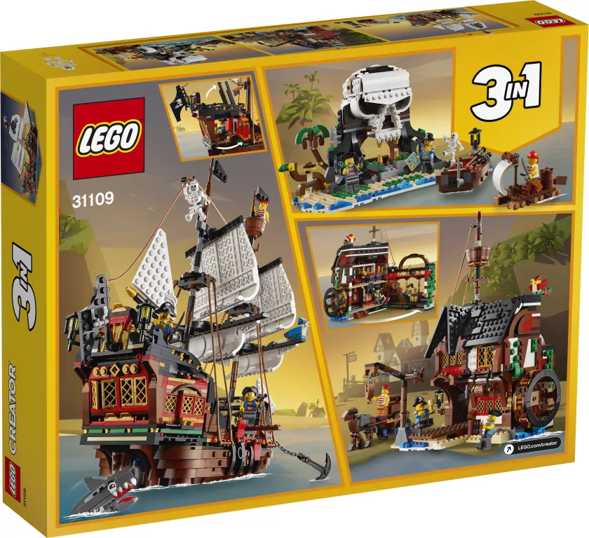 LEGO® Creator. Statek piracki. 31109 - tantis.pl