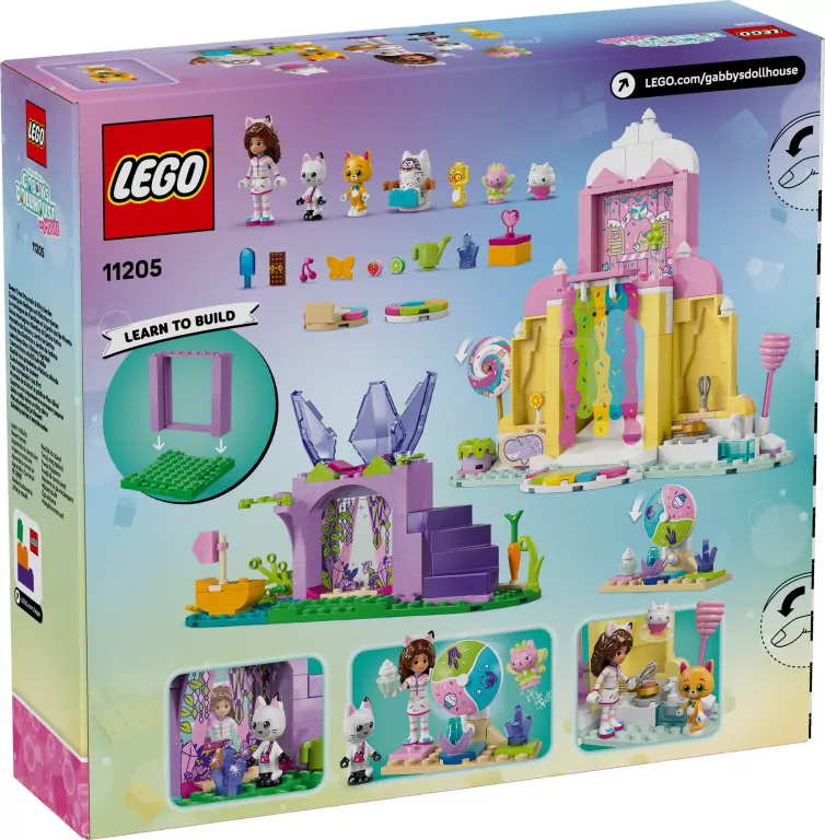 LEGO® Koci domek Gabi. Łakociowa Góra i Kiciowy Ogródek. 11205 - tantis.pl