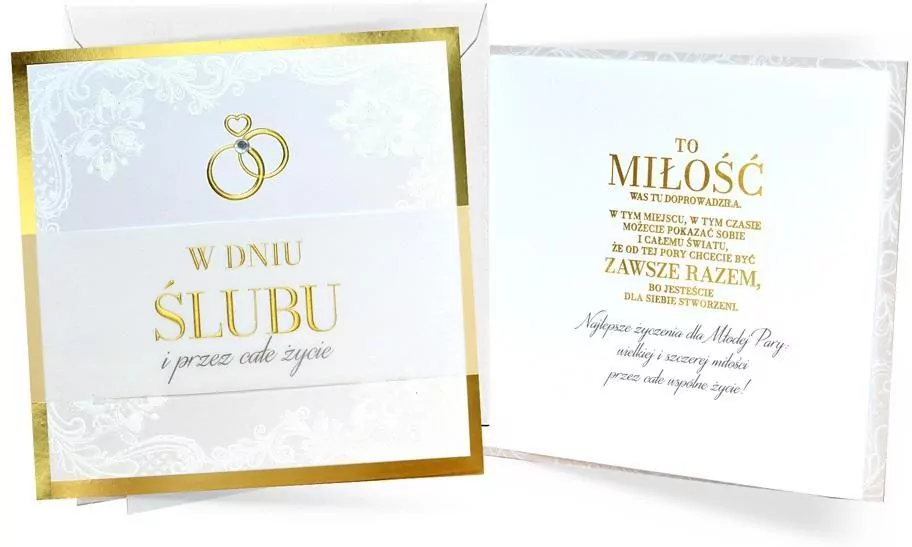Karnet. W dniu ślubu - tantis.pl