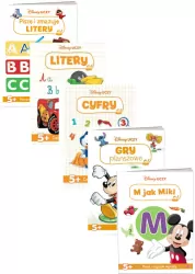 Pakiet: Disney uczy dla chłopca. Książki edukacyjne dla 5-latka