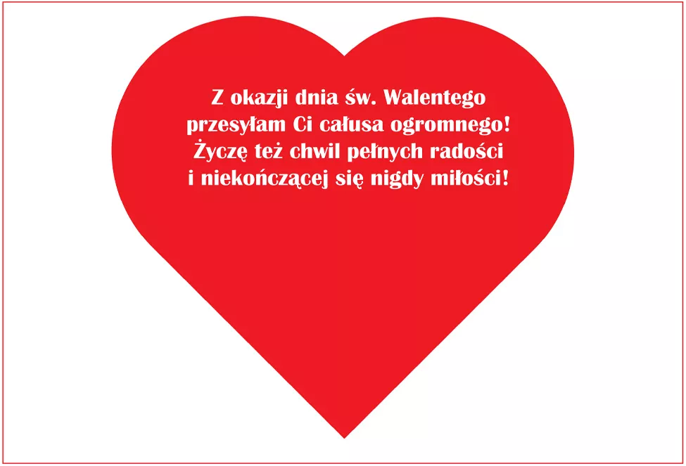 Karnet B6 Walentynki Serce i Pinezka - tantis.pl