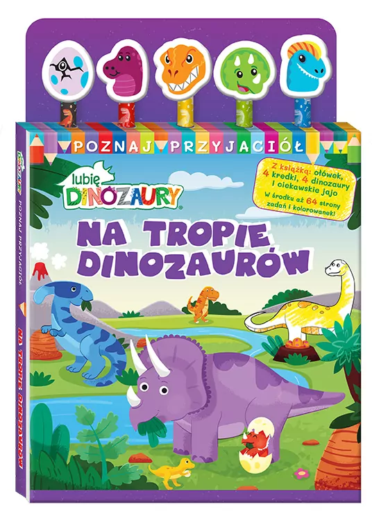 Lubię Dinozaury. Na tropie dinozaurów. Poznaj przyjaciół. Cz.1 - tantis.pl