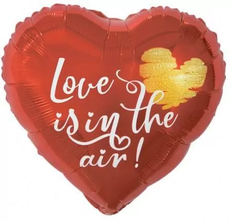 Balon foliowy Love Is In The Air 46cm - tantis.pl
