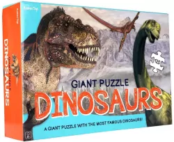Puzzle podłogowe dinozaury 120el