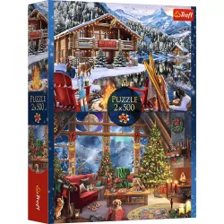Puzzle 2x500 XMAS TREFL