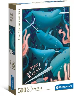 Clementoni. Puzzle 500. Fantastyczne zwierzęta Narwal