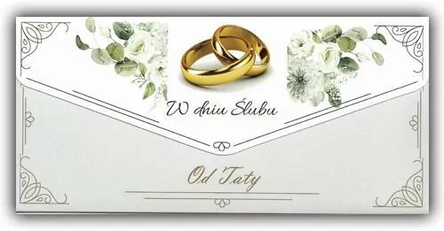 Karnet-koperta Ślub od Taty - tantis.pl