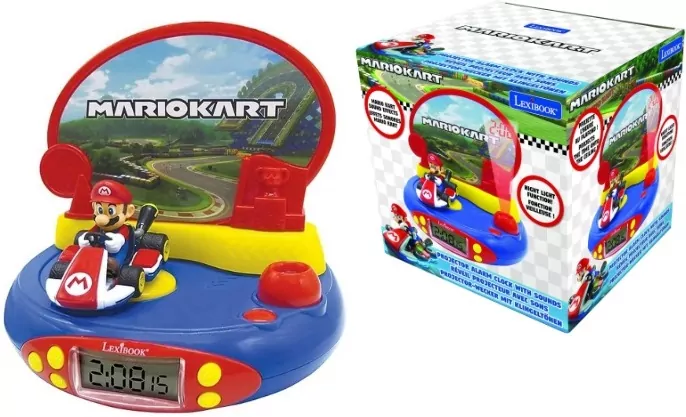 Budzik z projektorem Mario Kart Lexibook RP500NI - tantis.pl