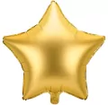 Balon foliowy złoty. Gwiazdka 48cm - tantis.pl