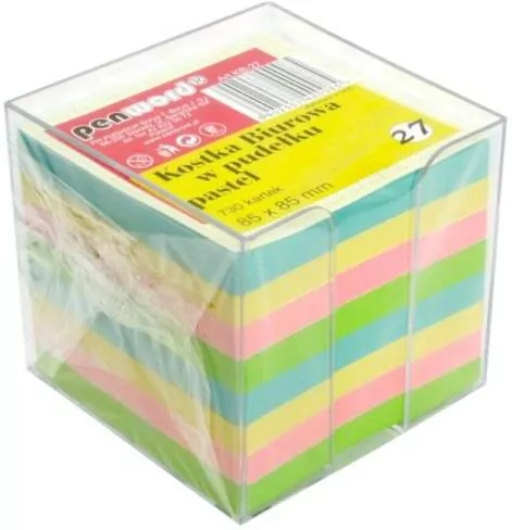 Kostka biurowa w pudełku pastel 85x85x70mm 730K - tantis.pl