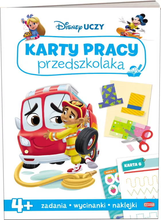 Disney Uczy. Karty pracy przedszkolaka - tantis.pl