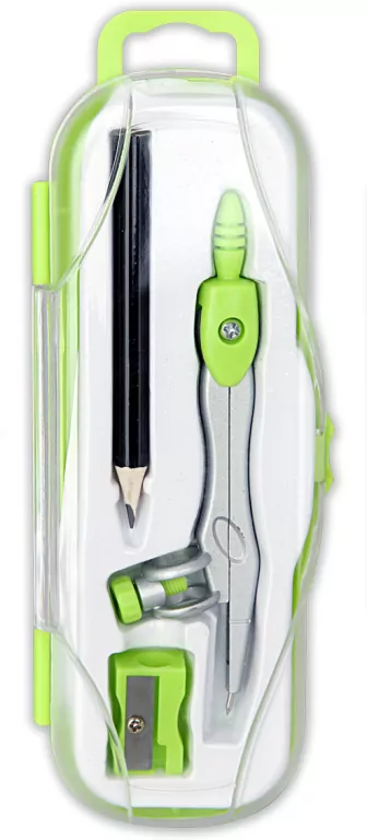 Cyrkiel szkolny PC-102 zielony PENMATE - tantis.pl
