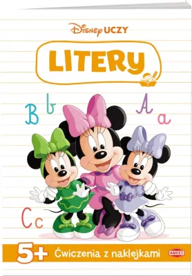 Litery. Disney Uczy. Minnie