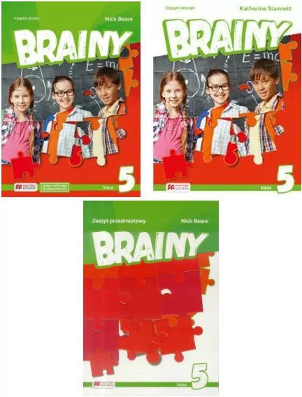 Pakiet: Brainy. Język angielski. Klasa 5. Książka ucznia / Zeszyt ćwiczeń / Zeszyt przedmiotowy - tantis.pl