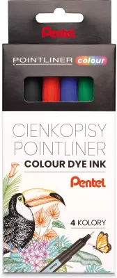 Cienkopis pointliner S40-ST 4 kolory