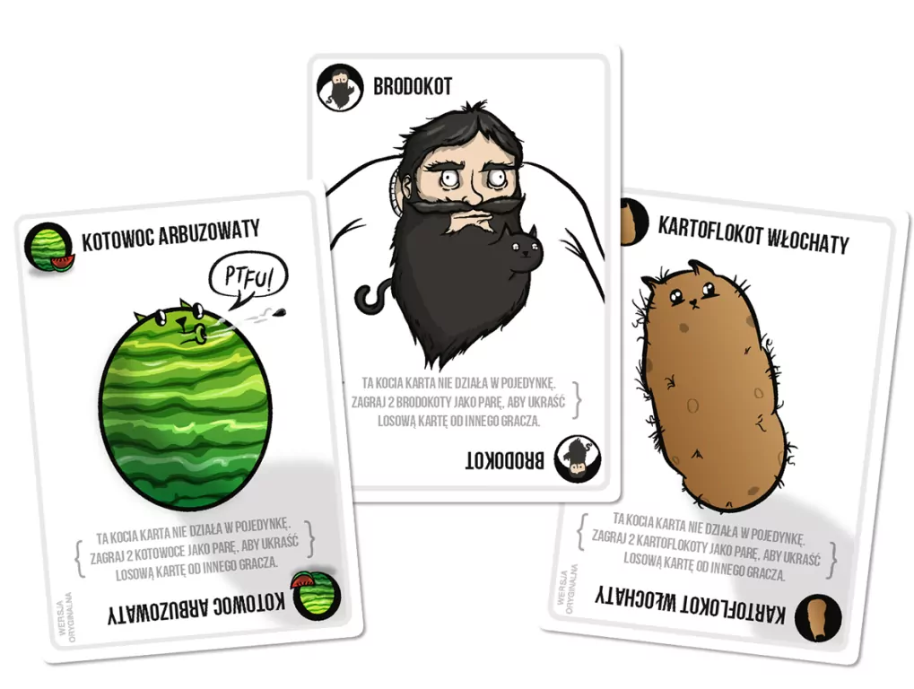 Eksplodujące Kotki. Gra karciana - tantis.pl