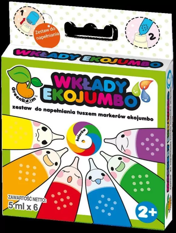 Wkłady ekojumbo 6 kolorów - tantis.pl