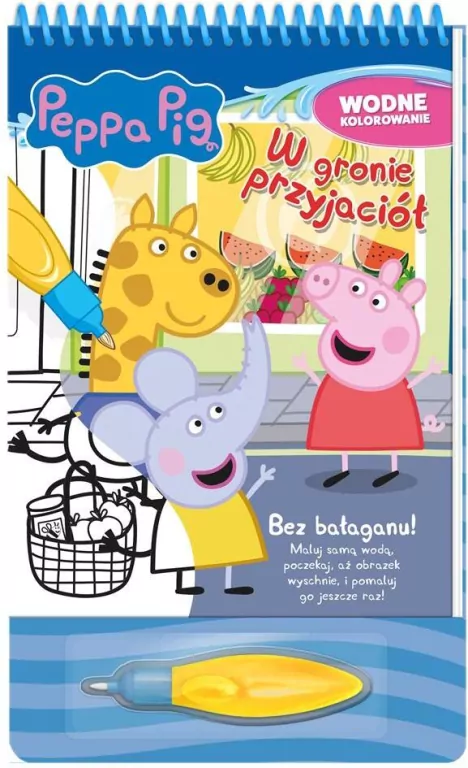 Peppa Pig. W gronie przyjaciół. Wodne kolorowanie - tantis.pl