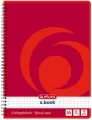 Brulion na spirali A5/80K kratka x.book (4szt) - tantis.pl