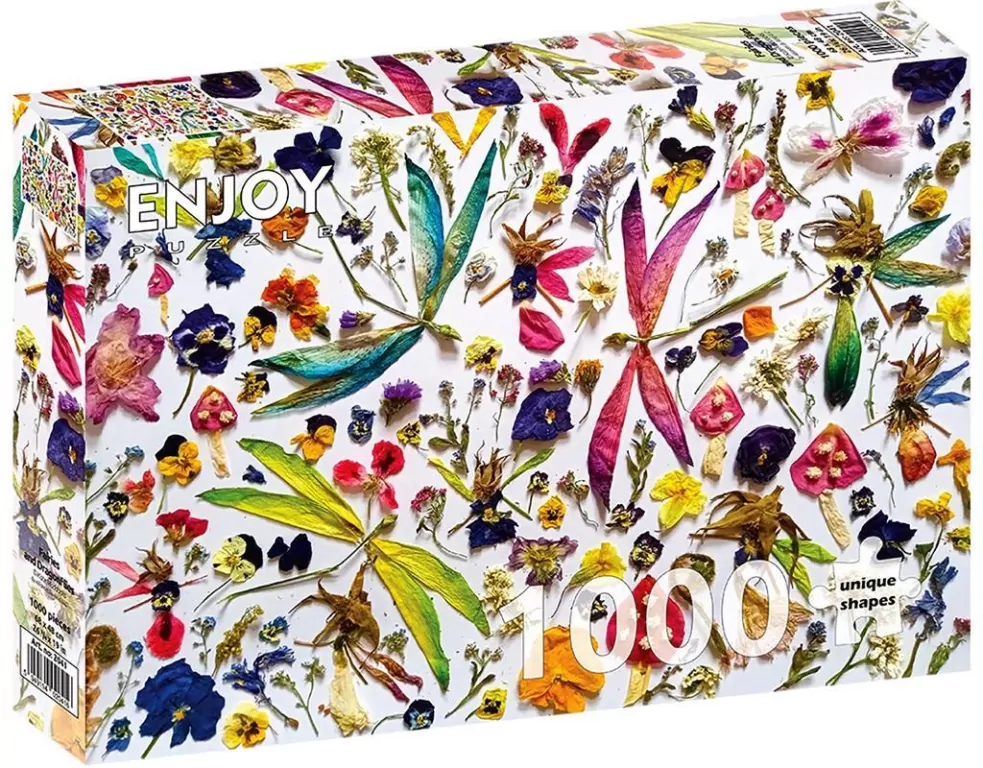 Puzzle 1000 Kwiaty i ważki - tantis.pl