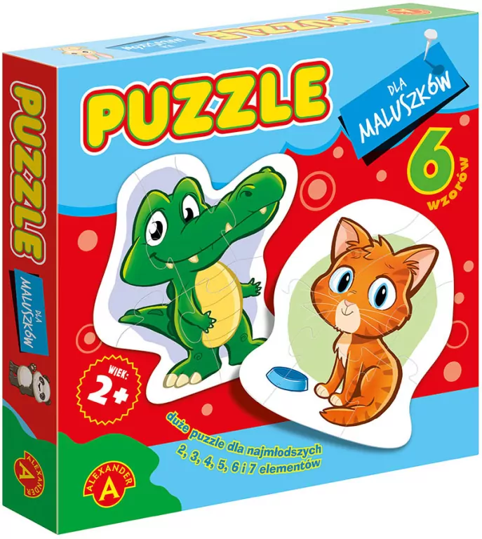 Puzzle dla maluszków. Krokodyl - tantis.pl
