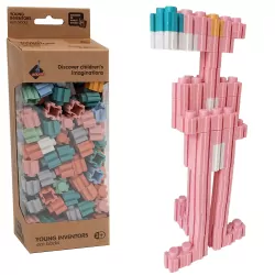 Eko Klocki Małych Geniuszy. 160 elementów. Konstrukcyjne