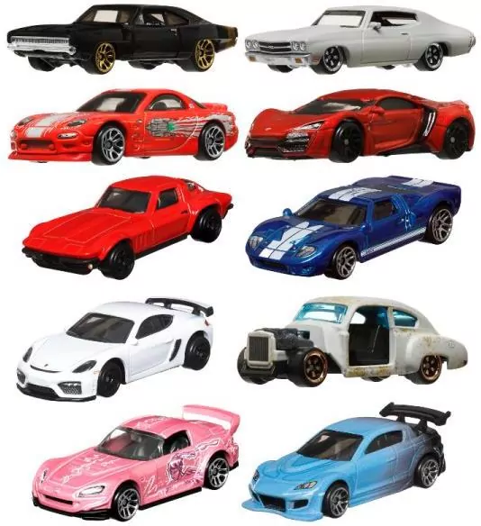 Hot Wheels Autko Szybcy i wściekli mix HNR88 MATTEL p24 mix cena za 1 szt - tantis.pl