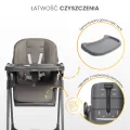 Caretero Krzesełko do karmienia Vars grey - tantis.pl