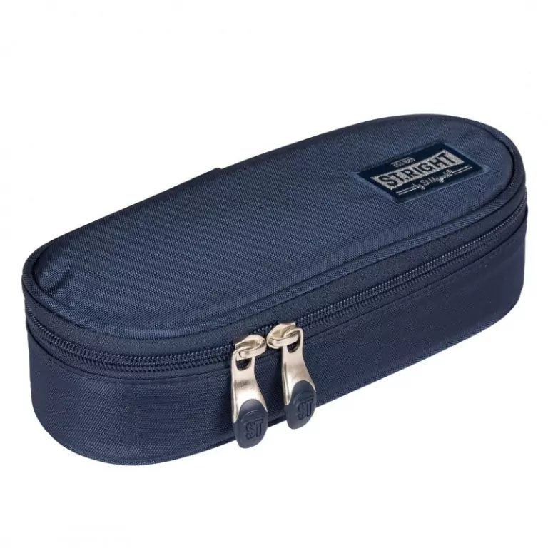 Piórnik saszetka usztywniona z wewnętrzną klapką PC1 ST.NAVY BLUE VINTAGE - tantis.pl