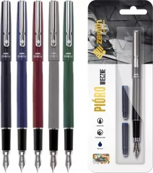 Pióro wieczne Zenith Omega Chrome Classic + 2 naboje blister 1szt.mix