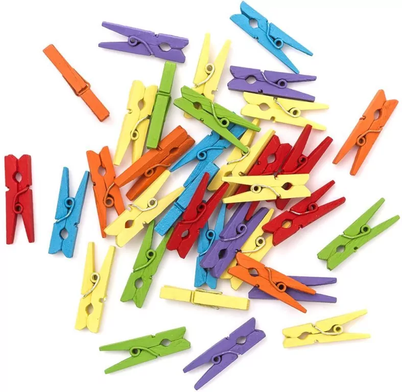 Mini klamerki drewniane Juicy 3cm - tantis.pl