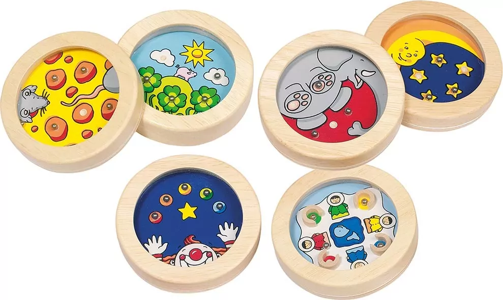 Gra zręcznościowa Kuleczka do dołeczka mix - tantis.pl