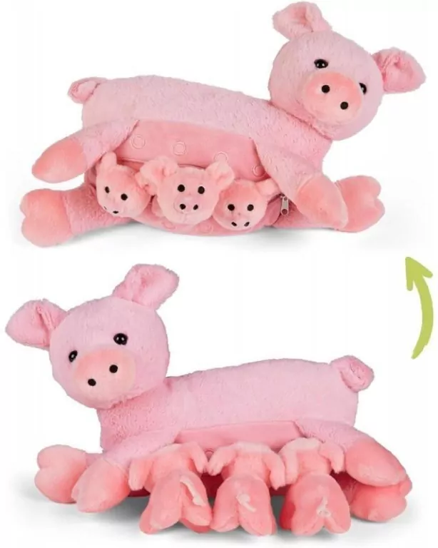 Mama świnka z 3 młodymi świnkami - tantis.pl