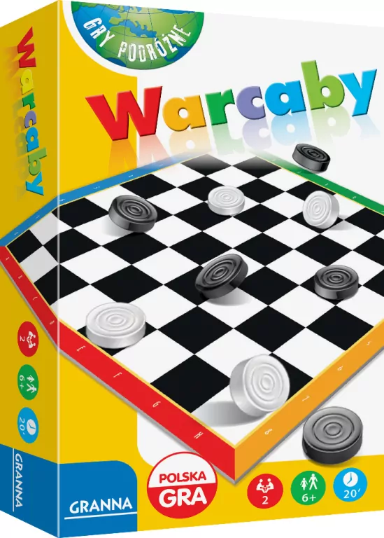 Warcaby mini wersja podróżna GRANNA - tantis.pl