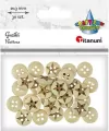 Guziki drewniane 13mm. Gwiazdy - tantis.pl