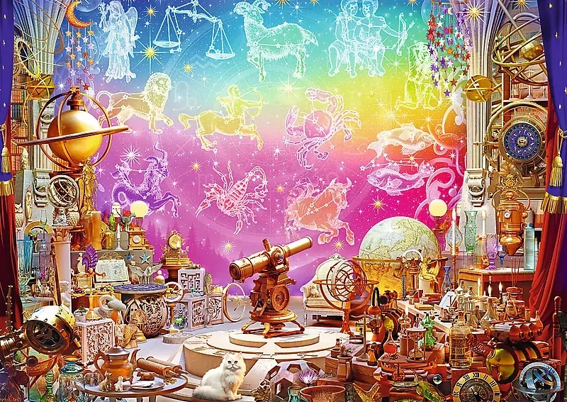 Puzzle 2x500 Kosmos i kryształy TREFL - tantis.pl