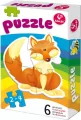Lisek. Pierwsze puzzle, 6 elementów - tantis.pl