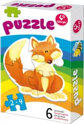 Lisek. Pierwsze puzzle, 6 elementów