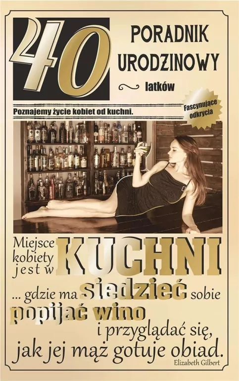 Kartka okolicznościowa Urodziny 40 U19 - tantis.pl