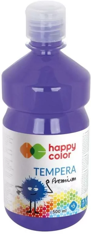 Farba tempera Premium 500ml fioletowa HAPPY COLOR - tantis.pl